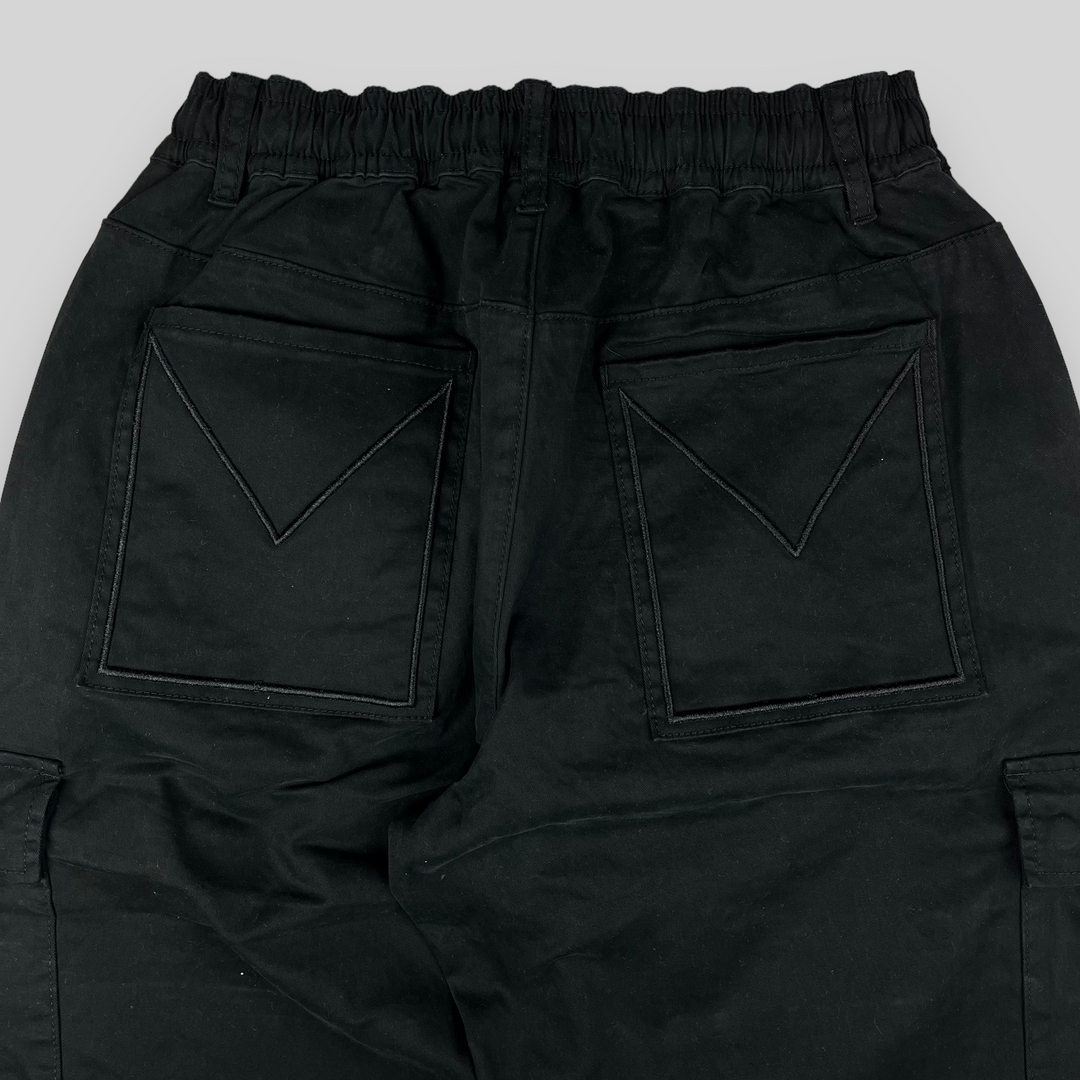 Hop King X 360 - Baggy Cargo Skate Pant - Black97% Cotton / 3% Spandex