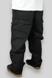 NEW Hop King X 360 - Baggy Cargo Skate Pant - Black