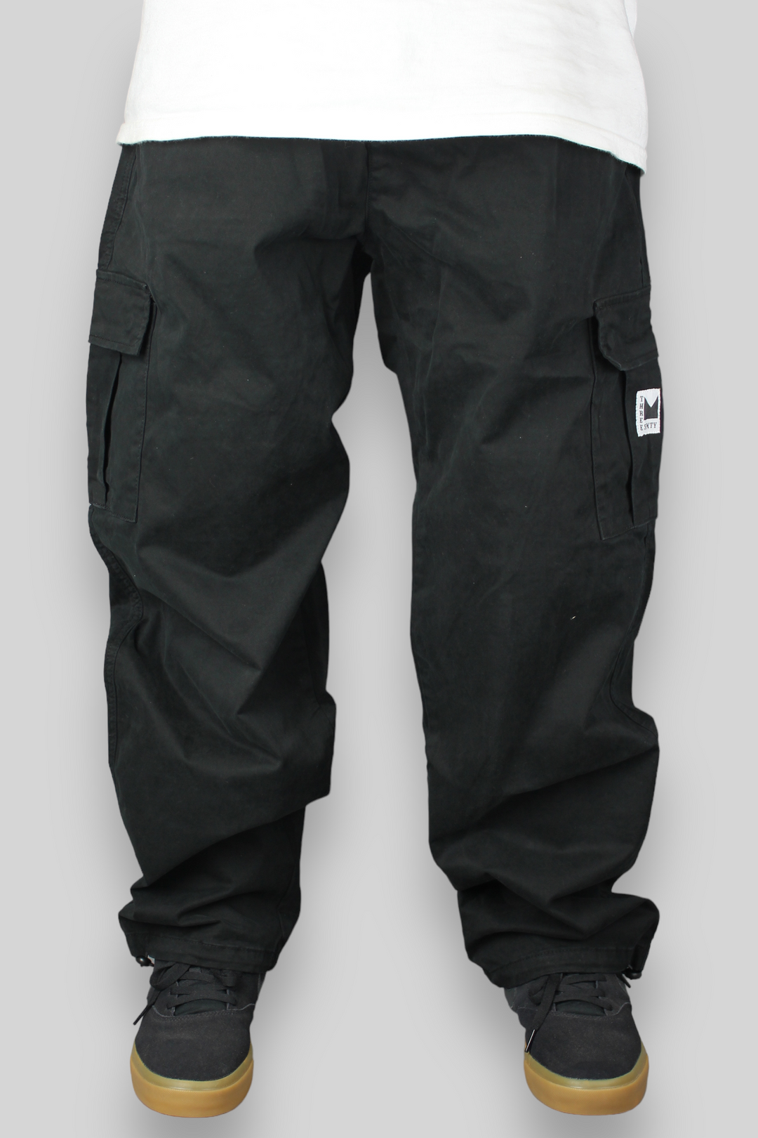 Hop King X 360 - Baggy Cargo Skate Pant - Black97% Cotton